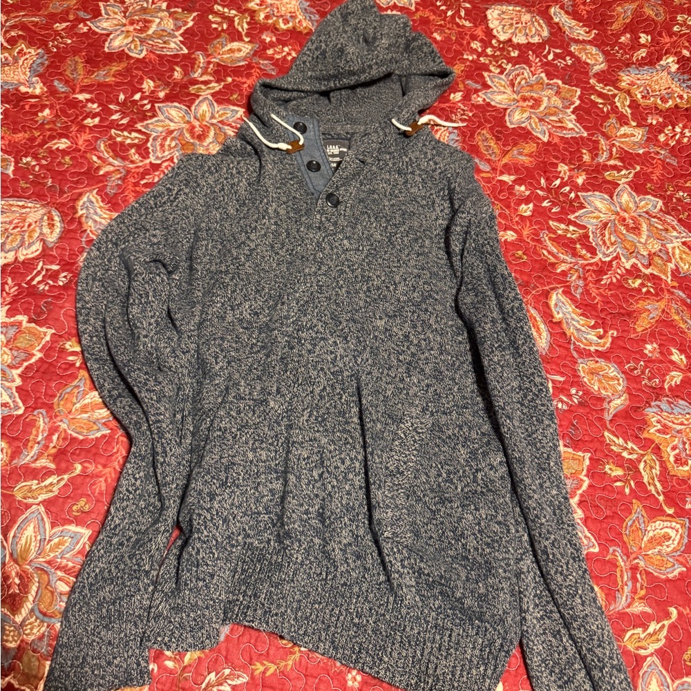 H&M Gray Knit Turtleneck Sweater